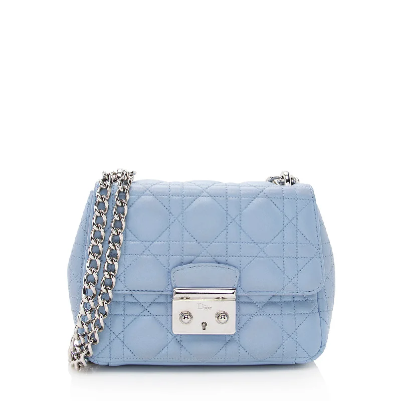 Dior Lambskin Miss Dior Promenade Shoulder Bag (SHF-19225)