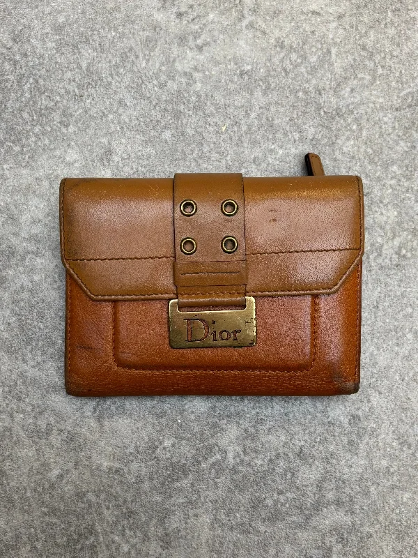 Christian DIor Columbus Leather Wallet