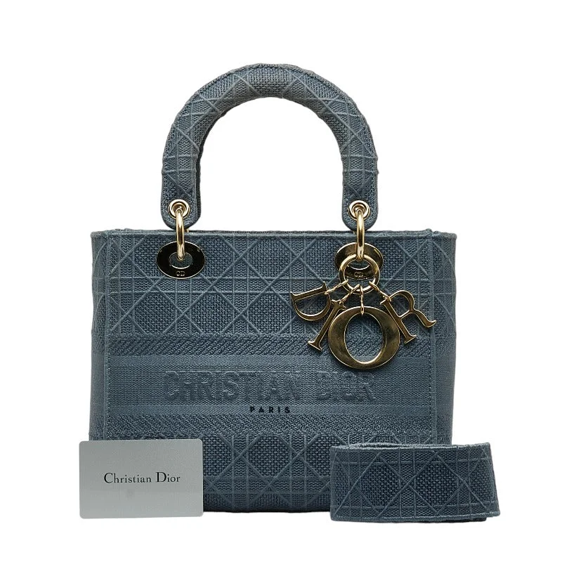 Dior Lady D Lite Canvas Handbag