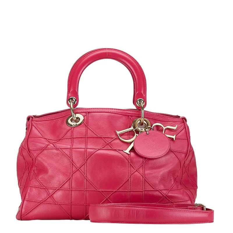 Dior Granville Cannage Leather Handbag