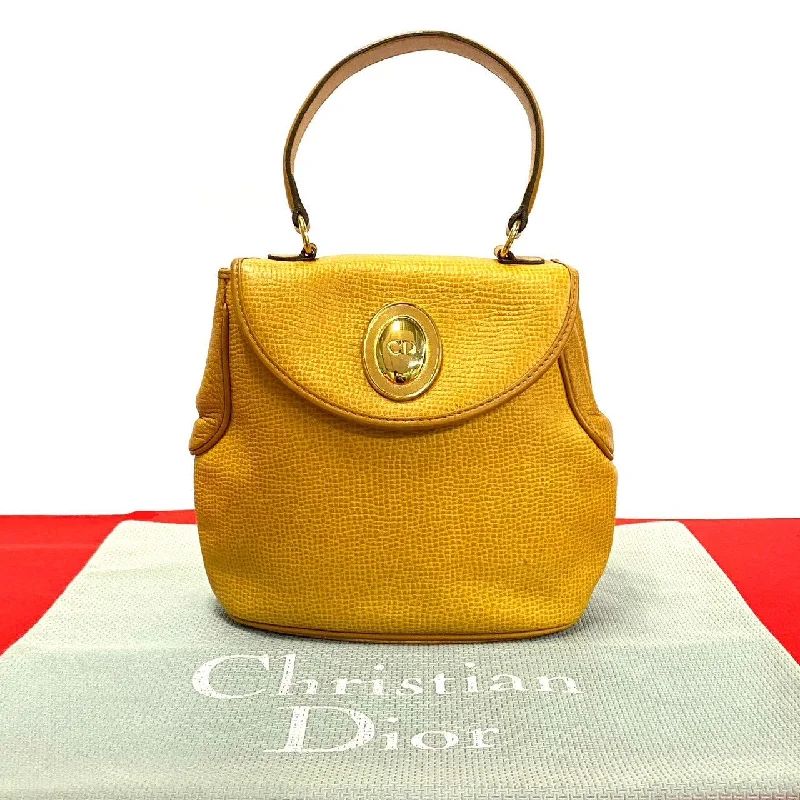 Dior Handbag leather yellow