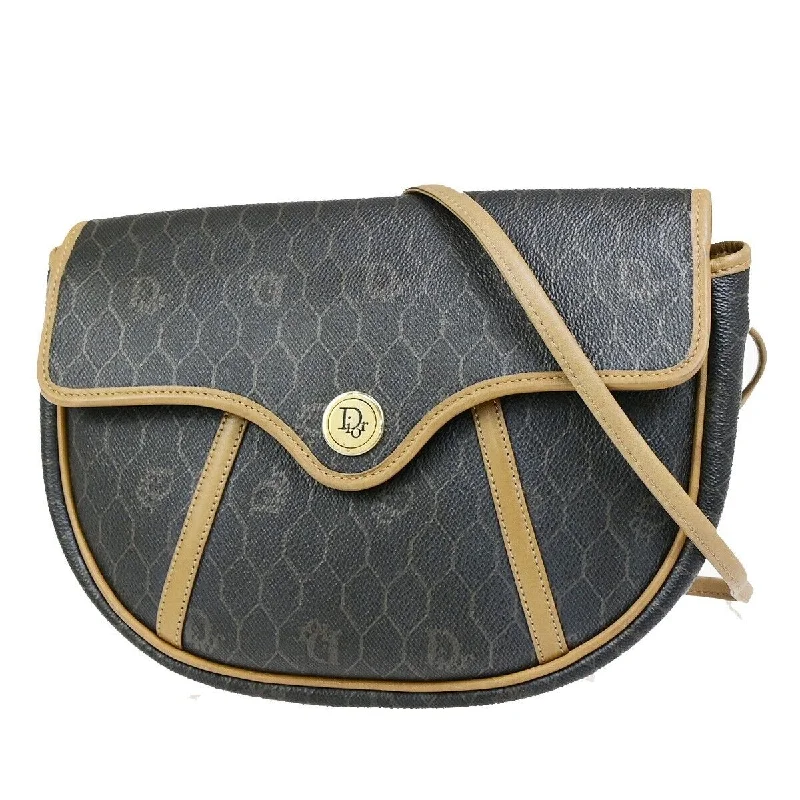 Dior Honeycomb  Canvas Shoulder Bag (Pre-Owned)