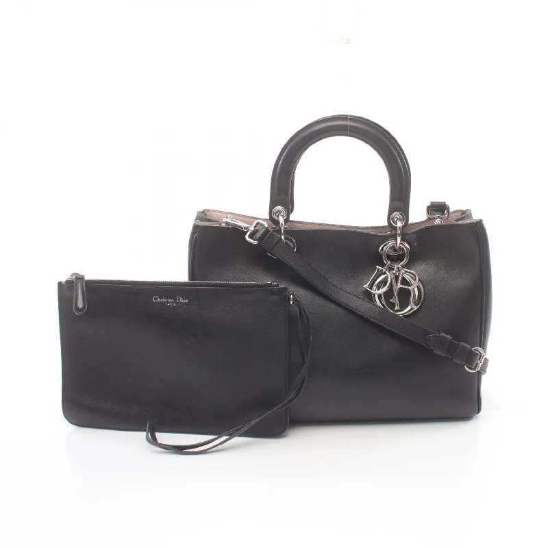 Dior Diorissimo Leather Handbag Black