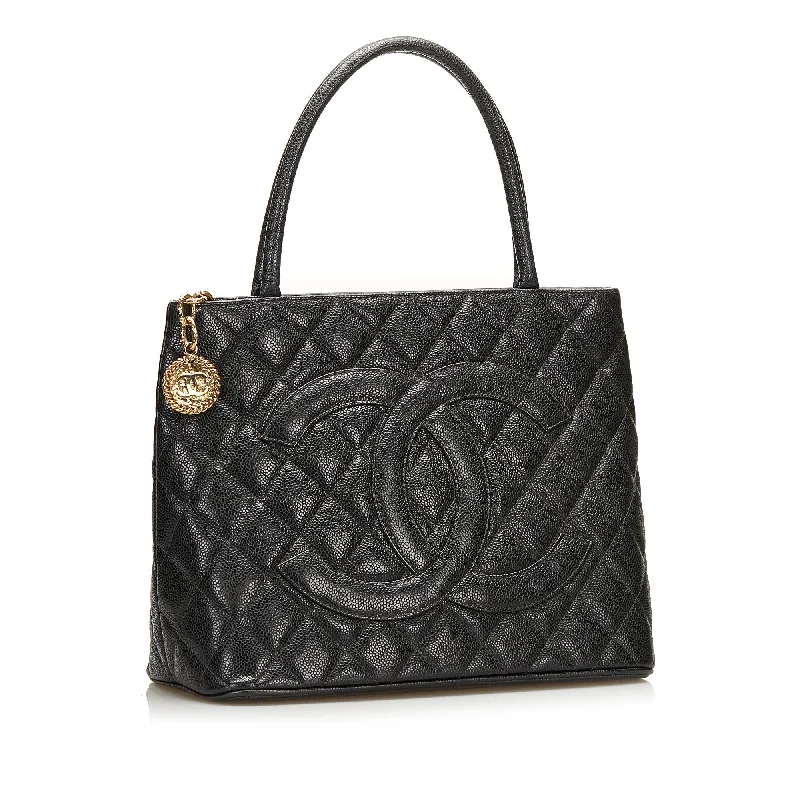 Chanel Caviar Medallion Tote Tote Bag