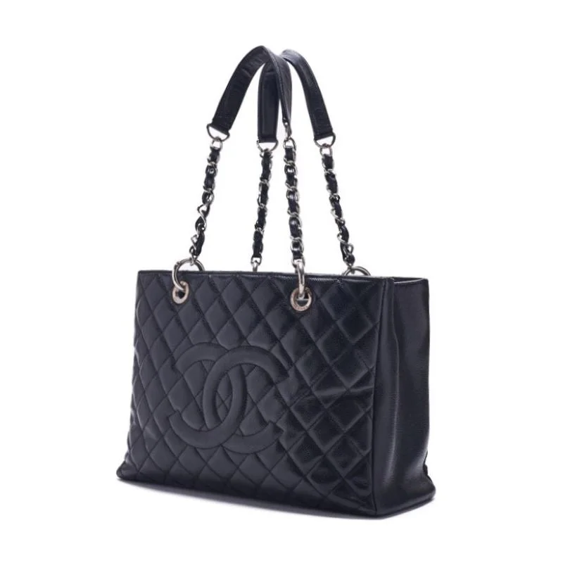 Chanel Matrasse GST Chantrot Caviar S Black (Silver G ) Tote Bag  Tote Bag Vertical Tooth Bag Ladies Tooth Bag Hybrid 【 Delivery】 Dandy Shambhala Online