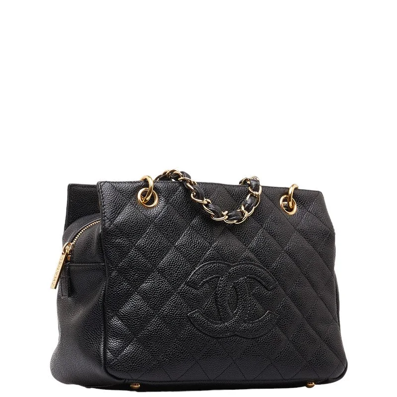 Chanel Matrases Coco Chain Tote Bag Black Caviar S  Chanel