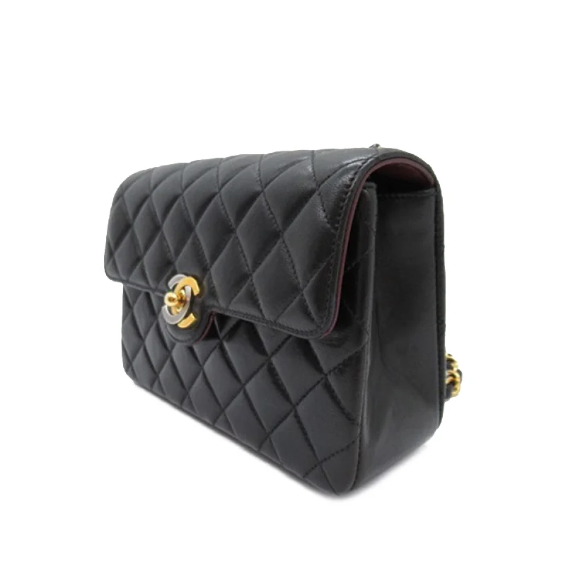 CHANEL Mini CC Quilted Lambskin Leather Crossbody Crossbody Bag