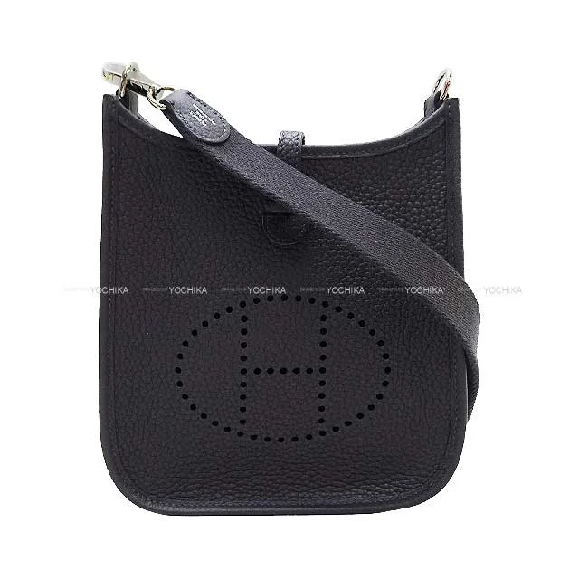 HERMES Shoulder bag Evelyne 16 TPM Caban Taurillon Clemence Silver HW Stamp B[BRAND NEW][Authentic]