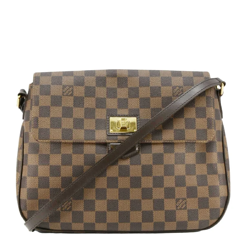 LOUIS VUITTON Besace Rosebery Damier Ebene Crossbody Bag Brown