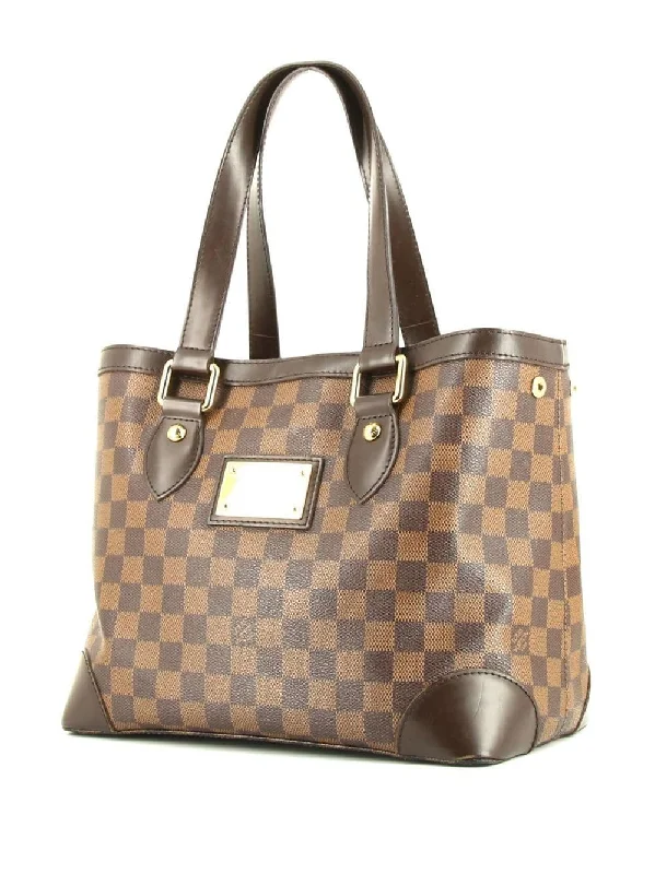 LOUIS VUITTON DAMIER EBENE HAMPSTEAD MM TOTE BAG