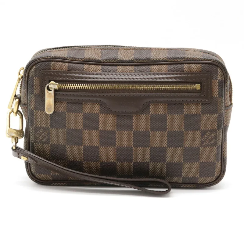 Louis Vuitton Damier Pochette Bie Macau Second Bag Clutch Handbag N61739