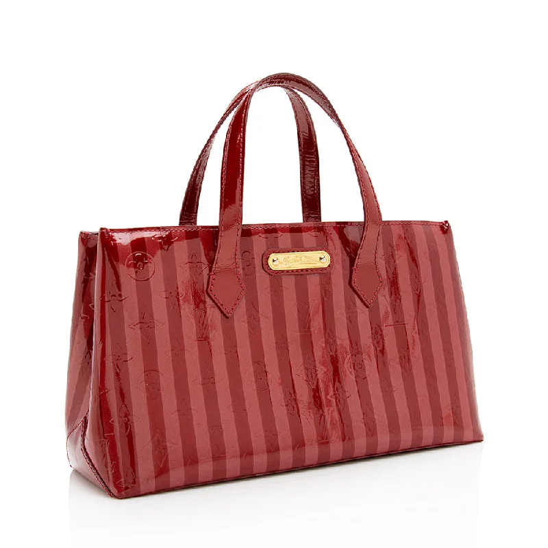 Louis Vuitton Monogram Vernis Wilshire PM Tote (SHF-18400)