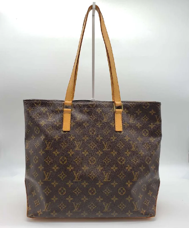 Louis Vuitton Cabas Mezzo Browns Monogram Tote Bag