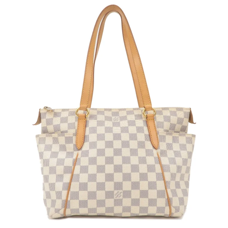 Louis Vuitton Damier Azur Totally PM Tote Bag Hand Bag N51261