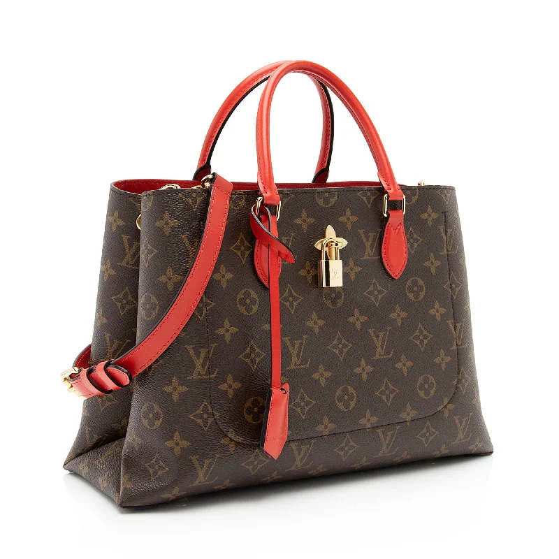 Louis Vuitton Monogram Canvas Flower Tote (SHF-23304)