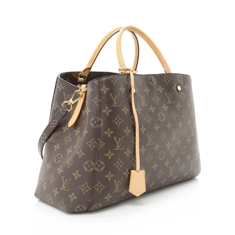 Louis Vuitton Monogram Canvas Montaigne GM Tote (SHF-22574)