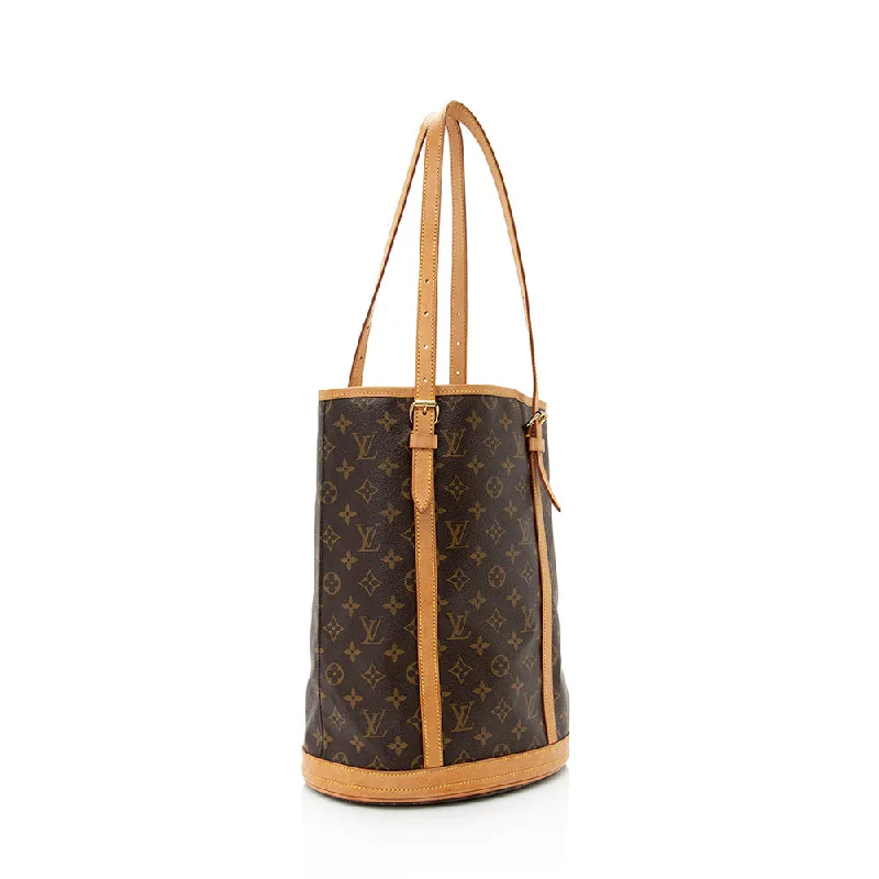 Louis Vuitton Vintage Monogram Canvas Bucket GM Tote (SHF-21446)